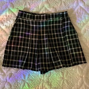 Plaid Skort